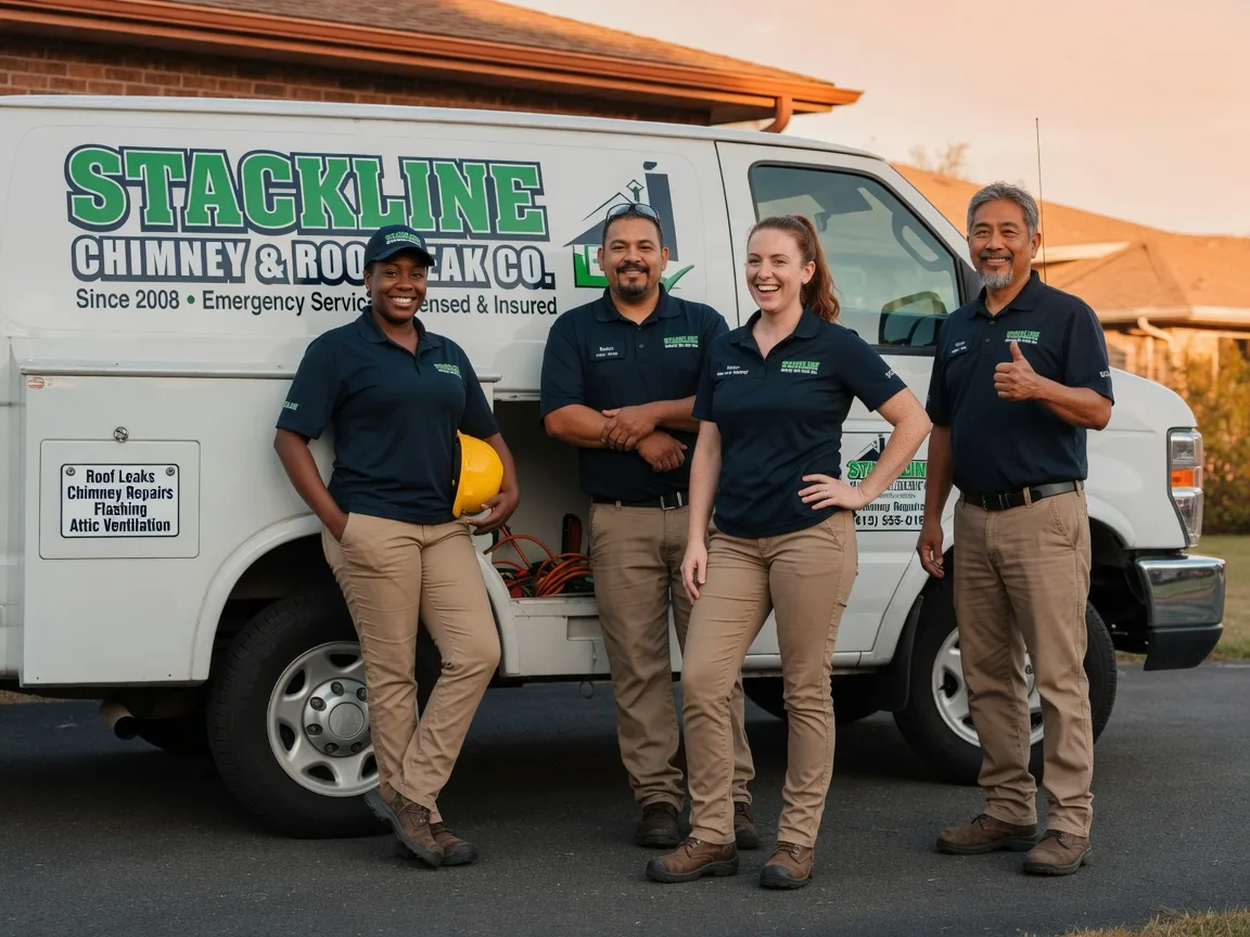Chimney flashing repair company in Dalbo, MN
